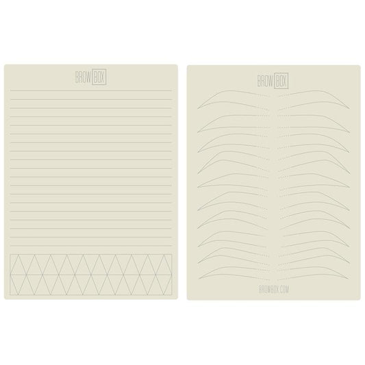 "NEW" Eyebrow Practice Skin Double Sided - Browbox