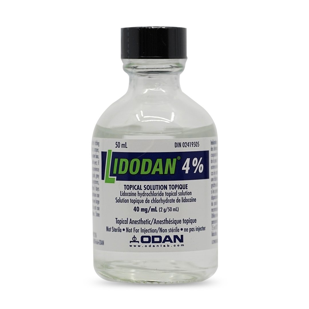 Lidodan 4% Topical Solution, 40mg/ml - 50ml Bottle - Browbox